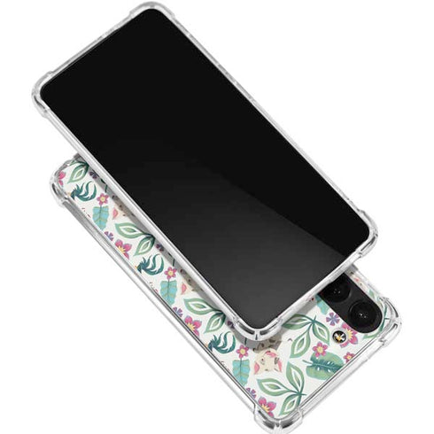 Disney Princess Moana Pua and Heihei Pattern Galaxy S24 FE Clear Case